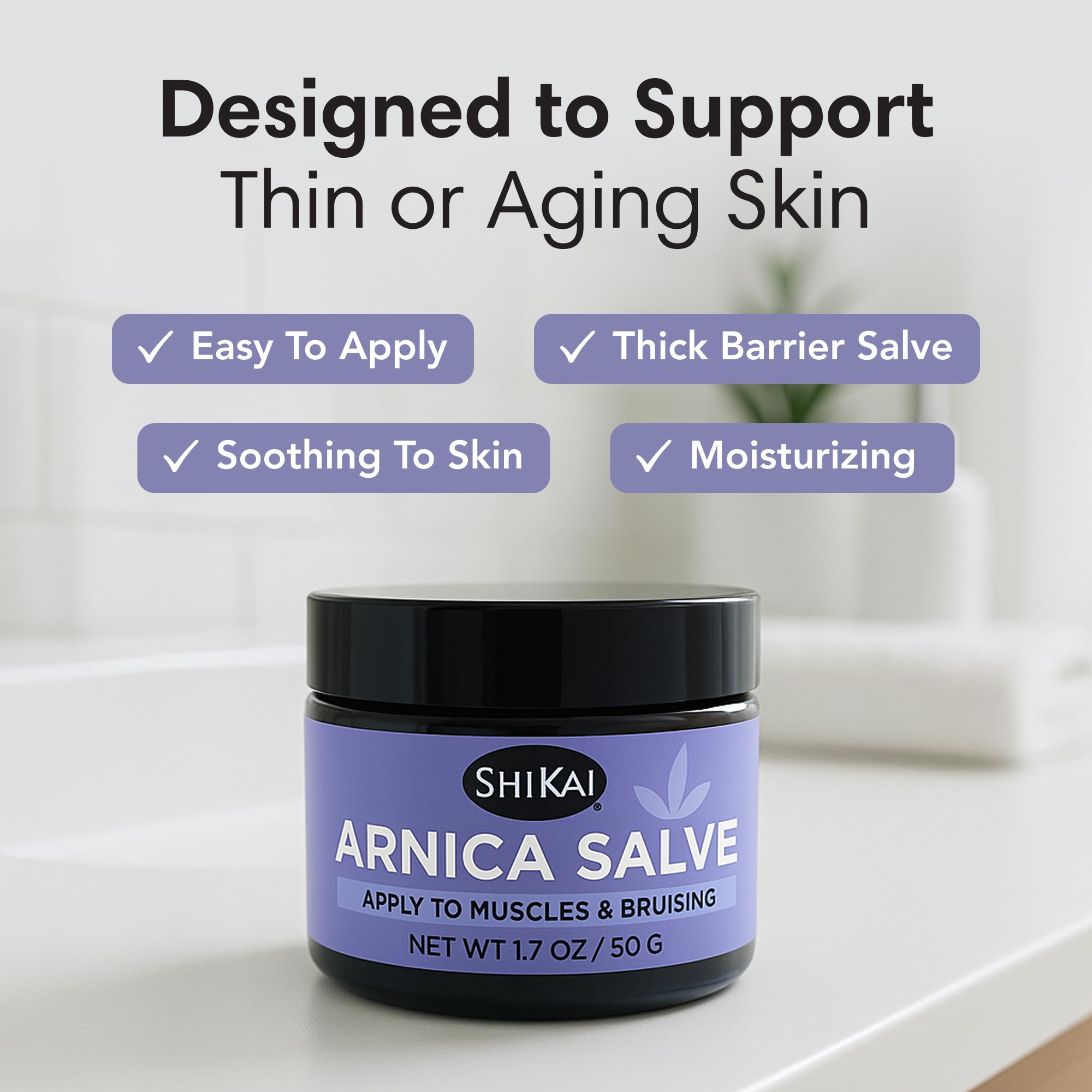 Amazon.com : ShiKai Arnica Salve (1.7 oz) | Soothing Arnica Cream